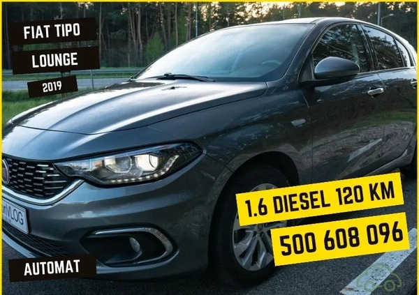 Fiat Tipo cena 49077 przebieg: 74000, rok produkcji 2019 z Chociwel małe 667